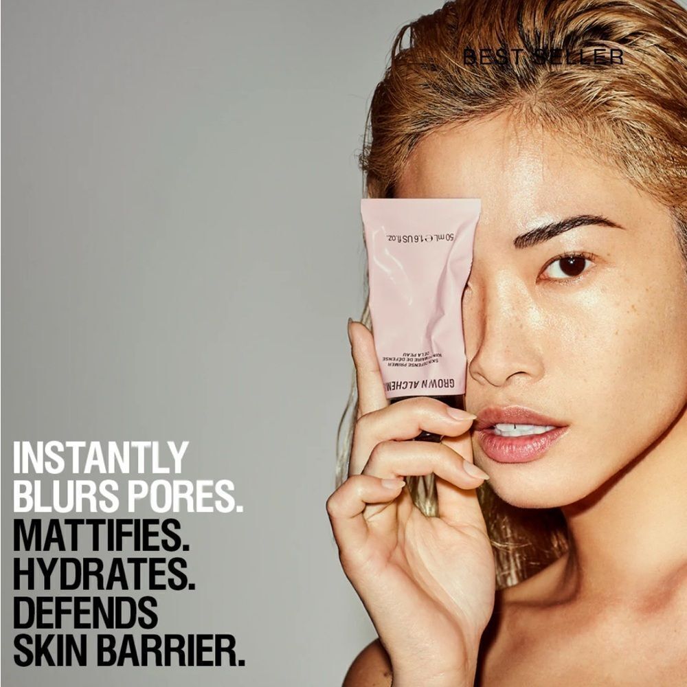 NIB Grown Alchemist Skin Defence Primer - Blurs Pores - Full Size